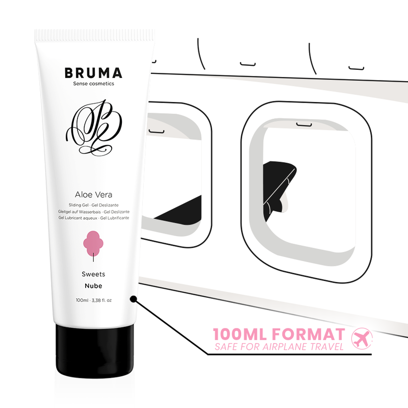BRUMA - Aloe vera glidegel Godterismak 100 ml