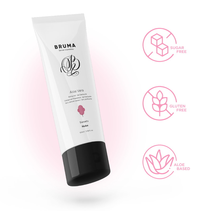 BRUMA - Aloe vera glidegel Godterismak 100 ml