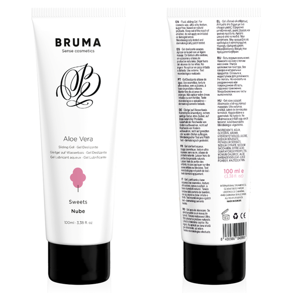 BRUMA - Aloe vera glidegel Godterismak 100 ml