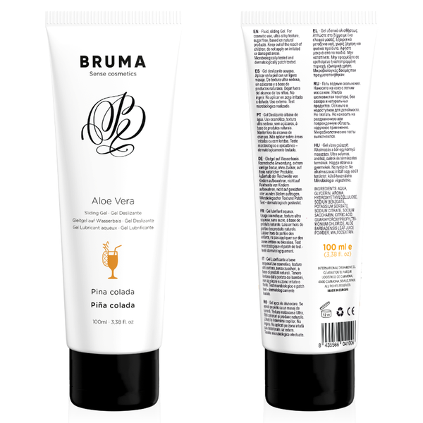 BRUMA - Aloe vera glidegel Piña Colada 100 ml