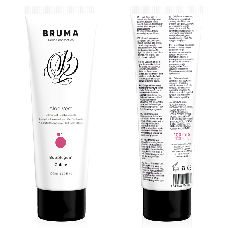 BRUMA - Aloe Vera glidegel Tyggegummi 100 ml