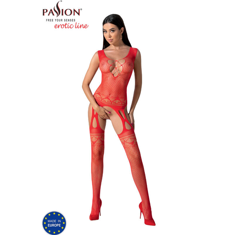 PASSION - Bodystocking Rød