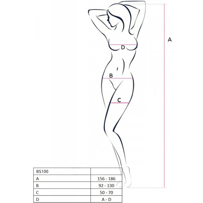 PASSION - Bodystocking Sort