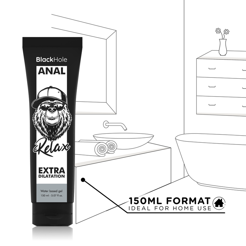 BLACK HOLE - Anal Utvidelsesgel Vannbasert 150 ml