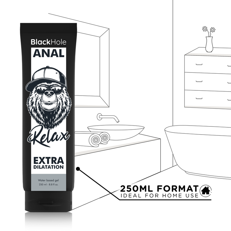 BLACK HOLE - Anal Utvidelsesgel Vannbasert 250 ml