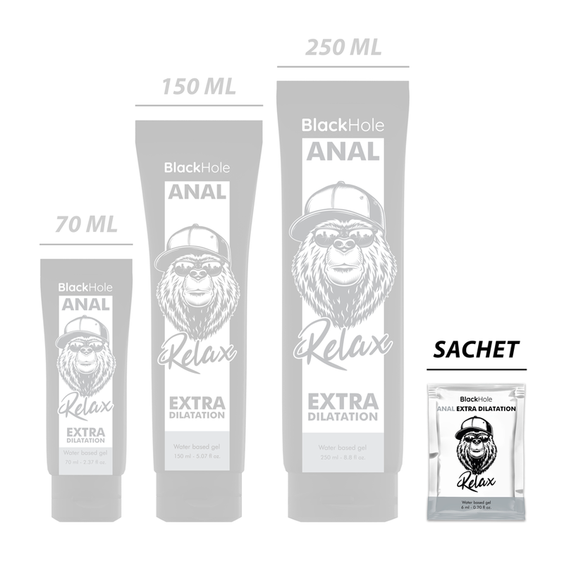 BLACK HOLE - Anal Utvidelsesgel Ekstra Vannbasert 6 ml Endose