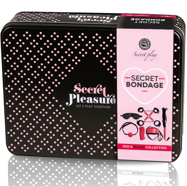 SECRETPLAY - Sexleketøysett Rød