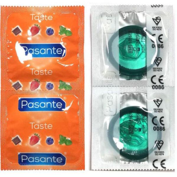 PASANTE - Smakskondomer Mynte 144-pakning
