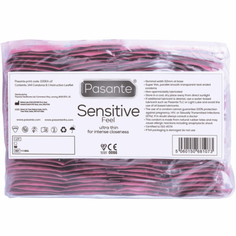 PASANTE - Sensitive Kondomer 144-pakning