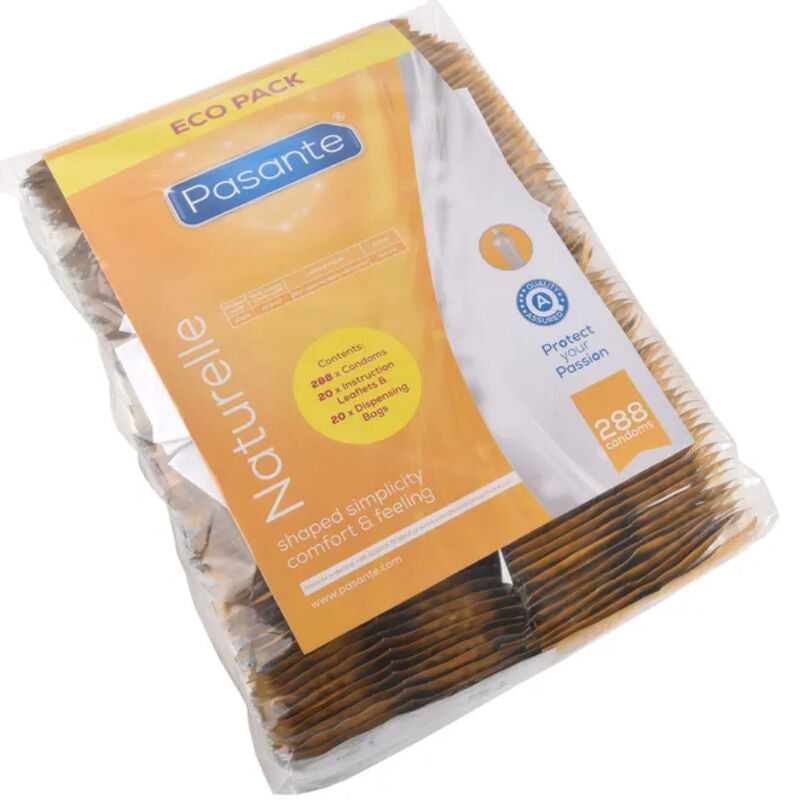 PASANTE - Eco Naturelle Kondomer Storpakning 288 stk
