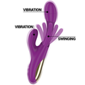 INTENSE - Apolo Oppladbar Multifunksjonsvibrator med Oscillerende Tunge