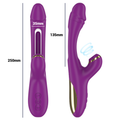 INTENSE - Ateneo Oppladbar Multifunksjonsvibrator med Oscillerende Tunge & Suger