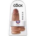 KING COCK - Chubby Realistisk Dildo Karamell 23 cm