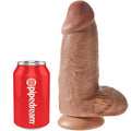 KING COCK - Chubby Realistisk Dildo Karamell 23 cm