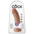KING COCK - Realistisk Dildo Karamell 19,5 cm