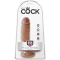 KING COCK - Realistisk Dildo med Baller Karamell 13,2 cm