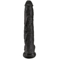 KING COCK - Realistisk Dildo med Baller Sort 30,5 cm