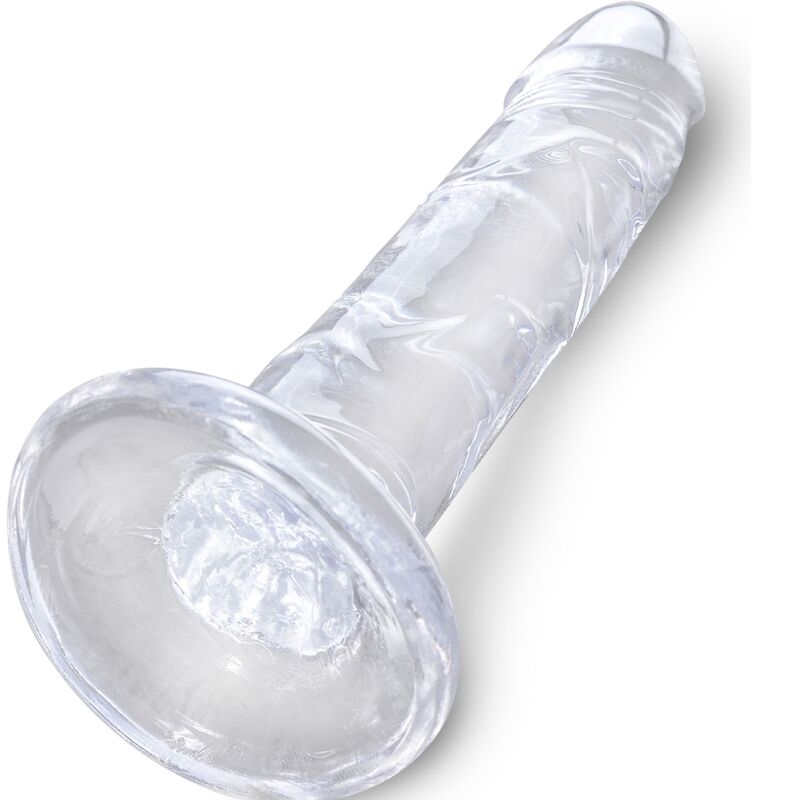 KING COCK - Clear Realistisk Dildo Transparent 15,5 cm
