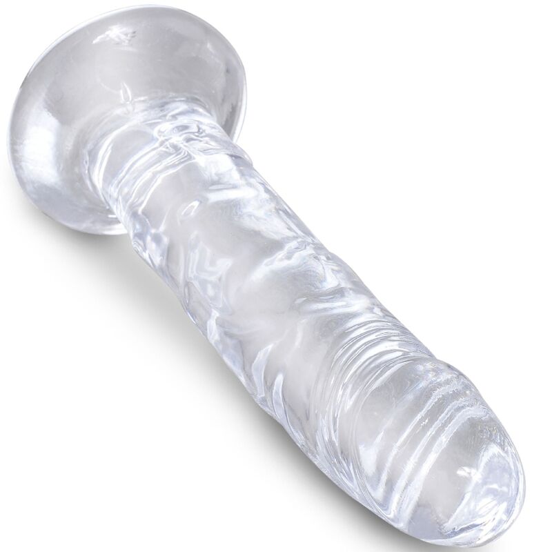 KING COCK - Clear Realistisk Dildo Transparent 15,5 cm