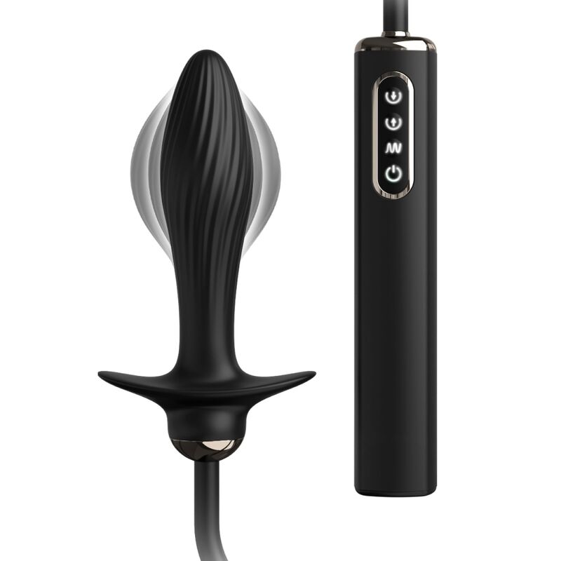 ANAL FANTASY ELITE - Auto-Throb Oppblåsbar Vibrerende Analplugg