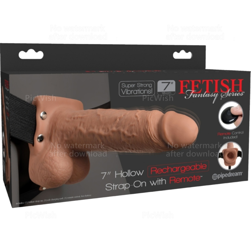 FETISH FANTASY SERIES - Adjustable Hul Strap-on 17,8 cm