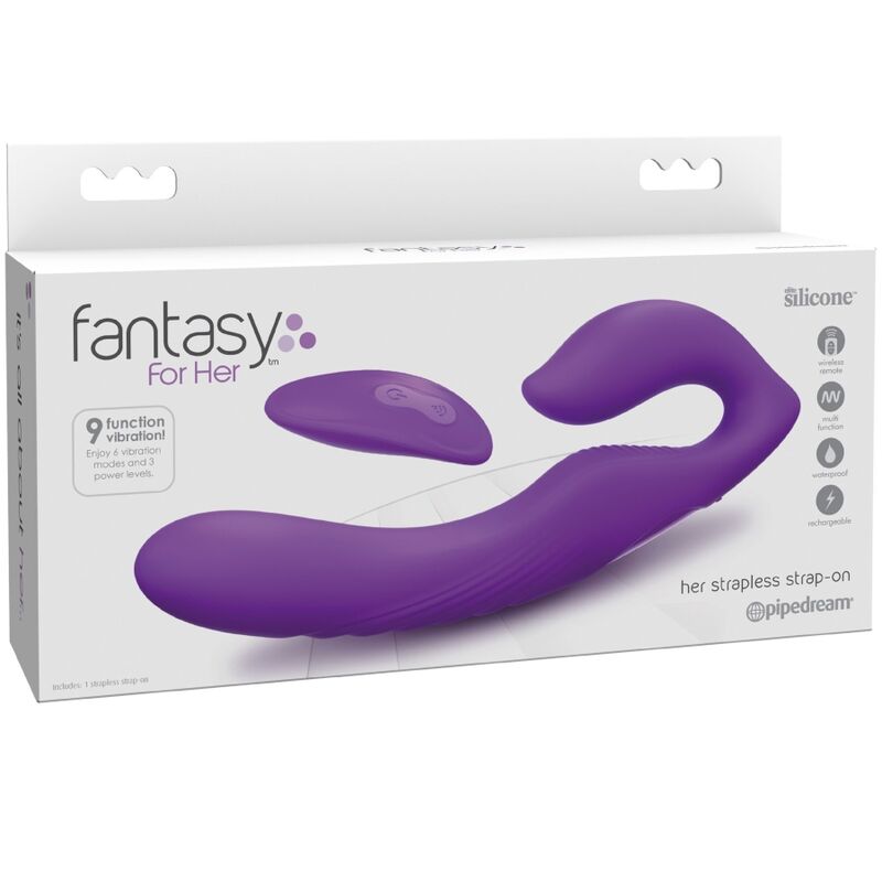 FANTASY FOR HER - Ultimate Strapless Strap-on med Fjernkontroll