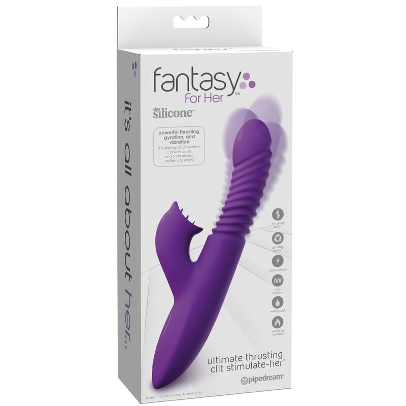 FANTASY FOR HER - Klitorisstimulator med varme, oscillering og vibrasjon