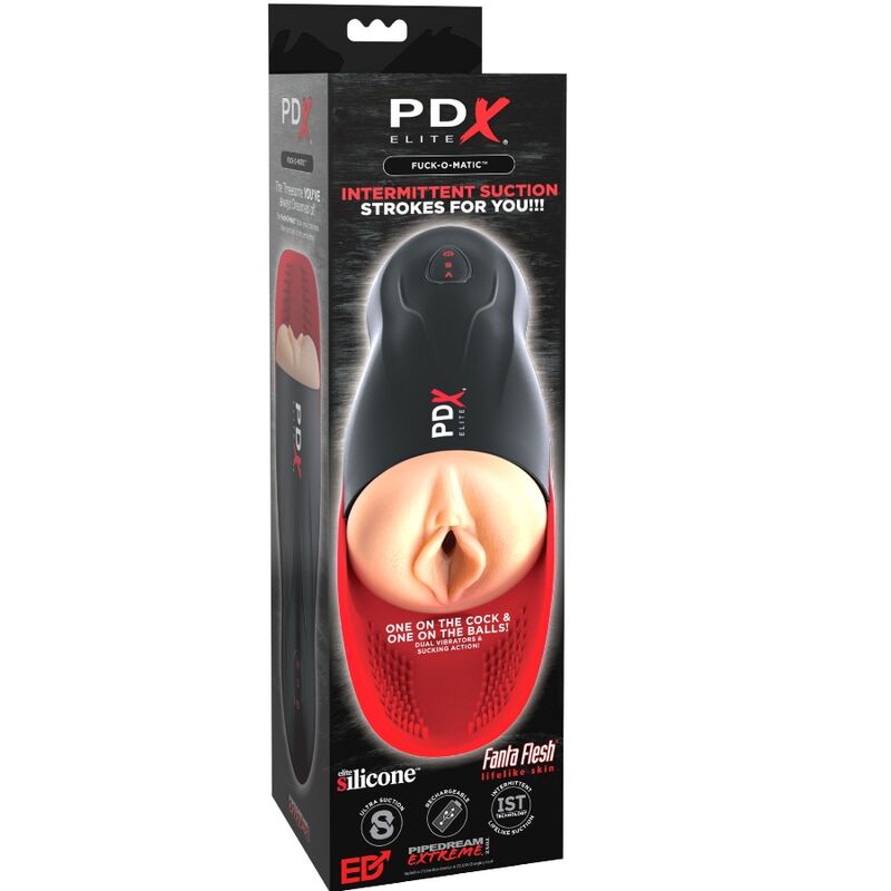 PDX ELITE - Fuck-O-Matic Vibrerende Masturbator