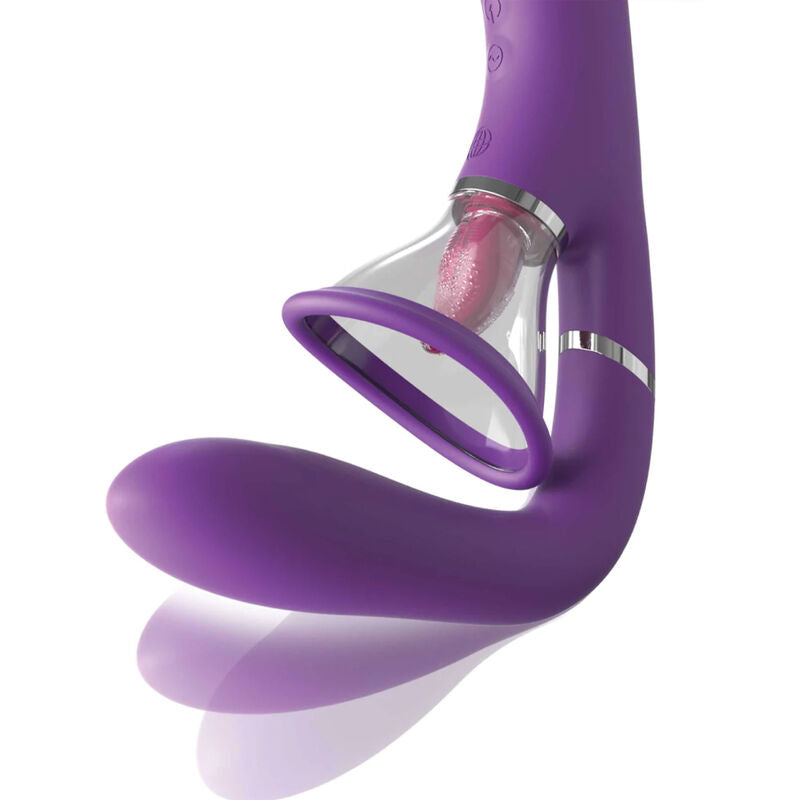 FANTASY FOR HER - Ultimate Pleasure Pro Klitorissuger med Tunge og G-punktsvibrator