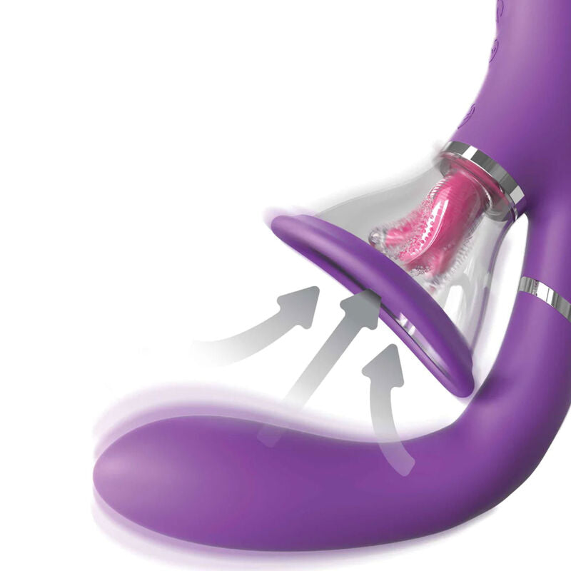 FANTASY FOR HER - Ultimate Pleasure Pro Klitorissuger med Tunge og G-punktsvibrator