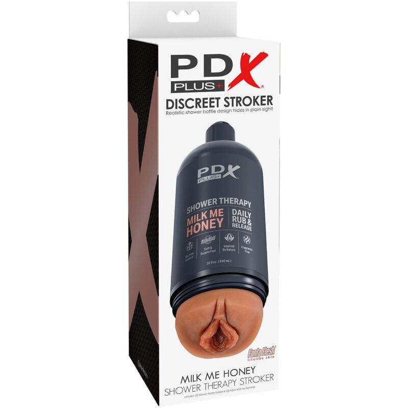 PDX PLUS - Diskret Vagina-masturbator (sjampoflaske)