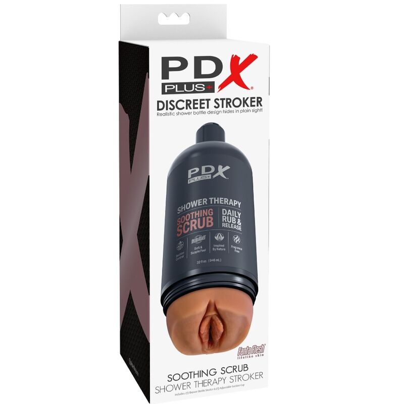 PDX PLUS - Diskret Vagina-masturbator (sjampoflaske)