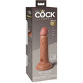 KING COCK - Elite Realistisk Silikondildo Karamell 15,2 cm