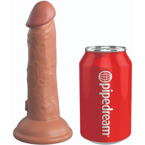 KING COCK - Elite Realistisk Silikondildo Karamell 15,2 cm