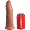KING COCK - Elite Realistisk Silikondildo Karamell 20,3 cm