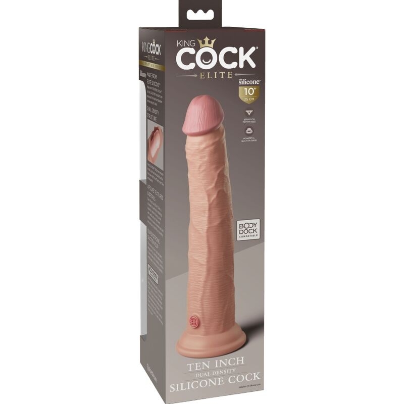 KING COCK - Elite Realistisk Silikondildo 25,4 cm