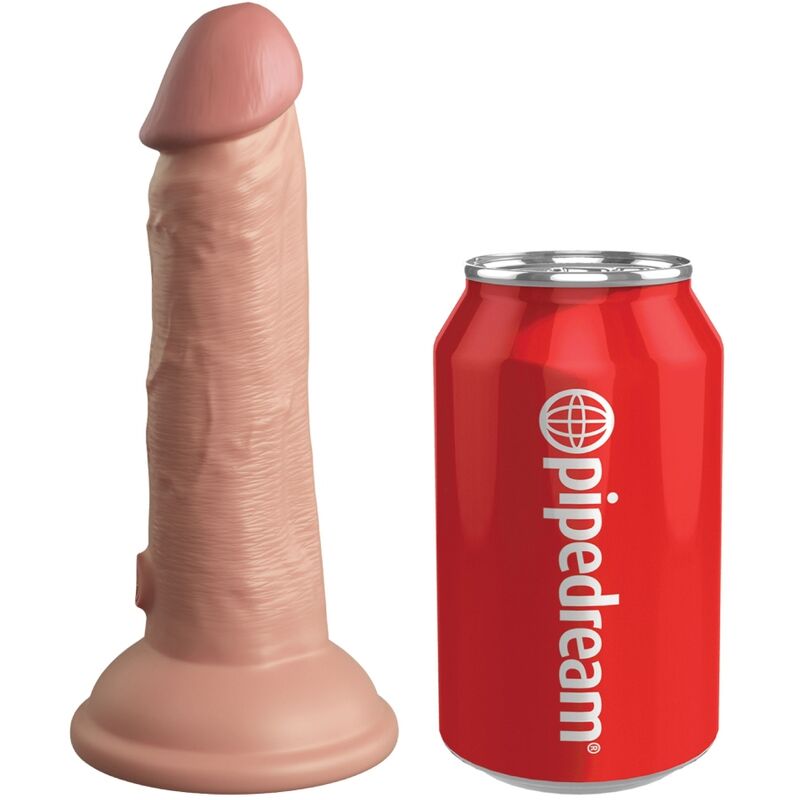 KING COCK - Elite Vibrerende Realistisk Silikondildo 15,2 cm