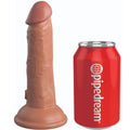 KING COCK - Elite Vibrerende Realistisk Silikondildo Karamell 15,2 cm