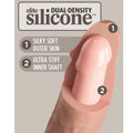 KING COCK - Elite Vibrerende Realistisk Silikondildo 15,2 cm