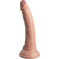 KING COCK - Elite Vibrerende Realistisk Silikondildo med Fjernkontroll 17,8 cm