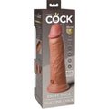 KING COCK - Elite Vibrerende Realistisk Silikondildo Karamell 20,3 cm