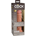 KING COCK - Elite Vibrerende Realistisk Silikondildo Karamell 20,3 cm