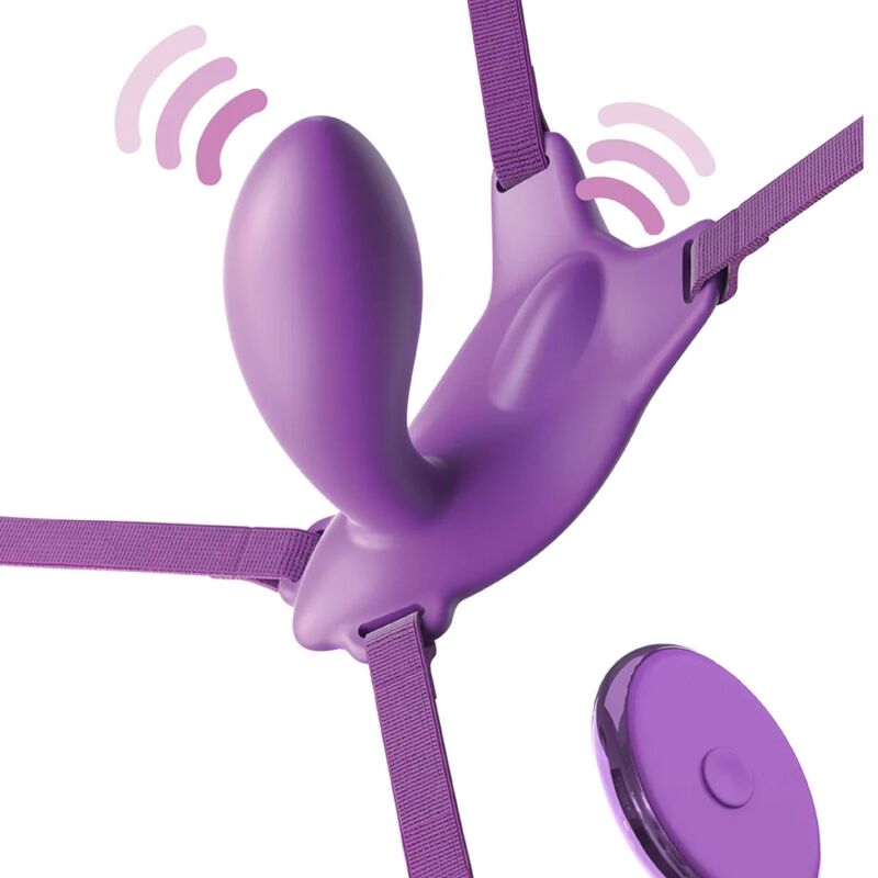 FANTASY FOR HER - Butterfly Vibrerende Strap-on