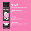 BRUMA - Premium varmende massasjeolje Tyggegummi 3-i-1 100 ml