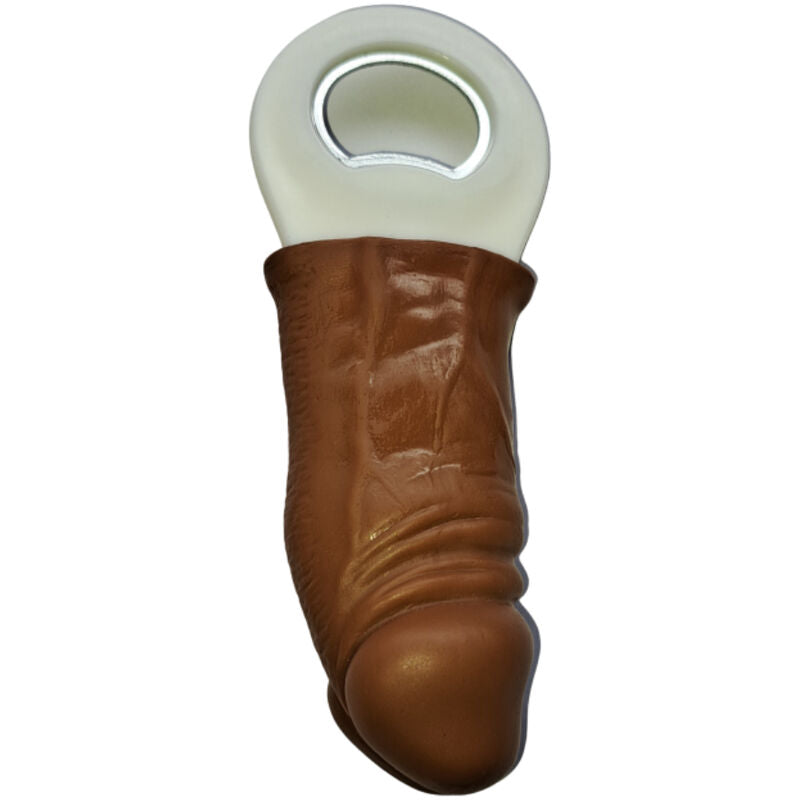 DIABLO PICANTE - Flaskeåpner penis-form Gummi Brun