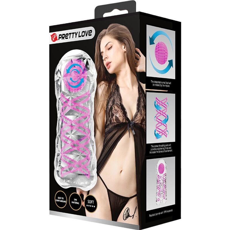 PRETTY LOVE - Fantasy Masturbator med roterende spiral