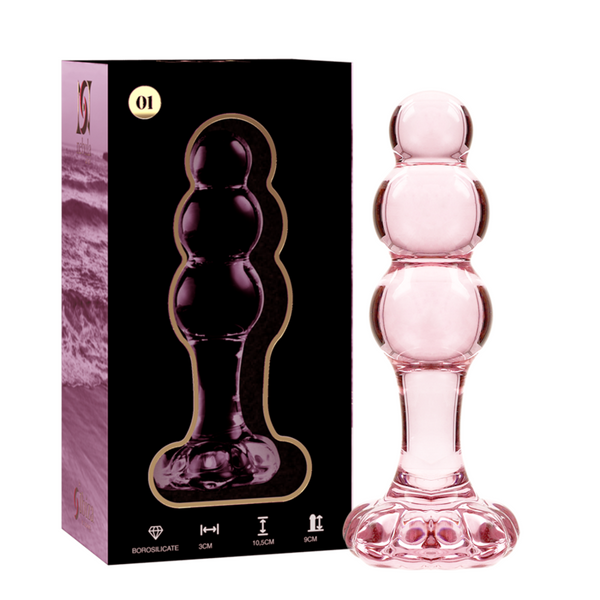 NEBULA SERIES BY IBIZA - Analplugg Modell 1 Glass 10,5 cm