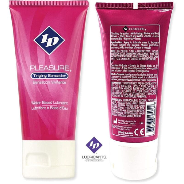 ID PLEASURE - Prikkende Vannbasert Glidemiddel Reisetube 60 ml