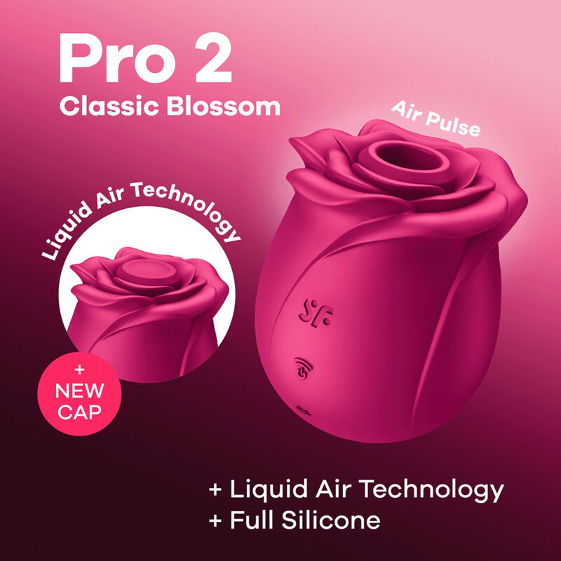 SATISFYER - Pro 2 Classic Blossom Lufttrykksvibrator
