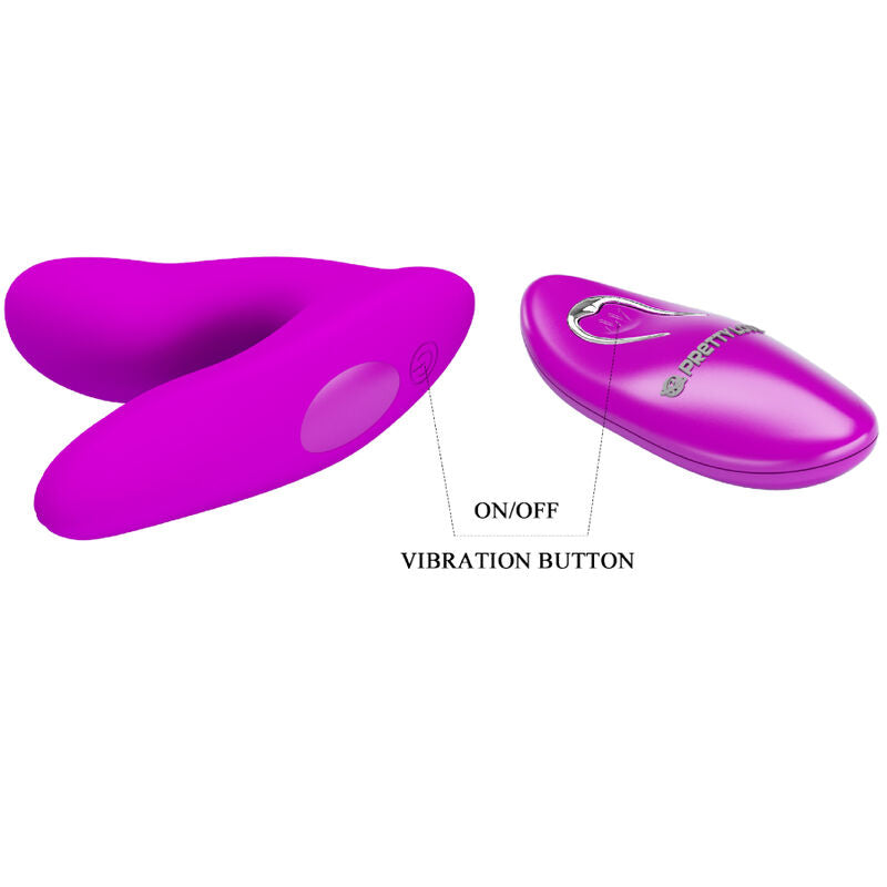 PRETTY LOVE - Melvin Klitoris- & G-punktsvibrator med Fjernkontroll